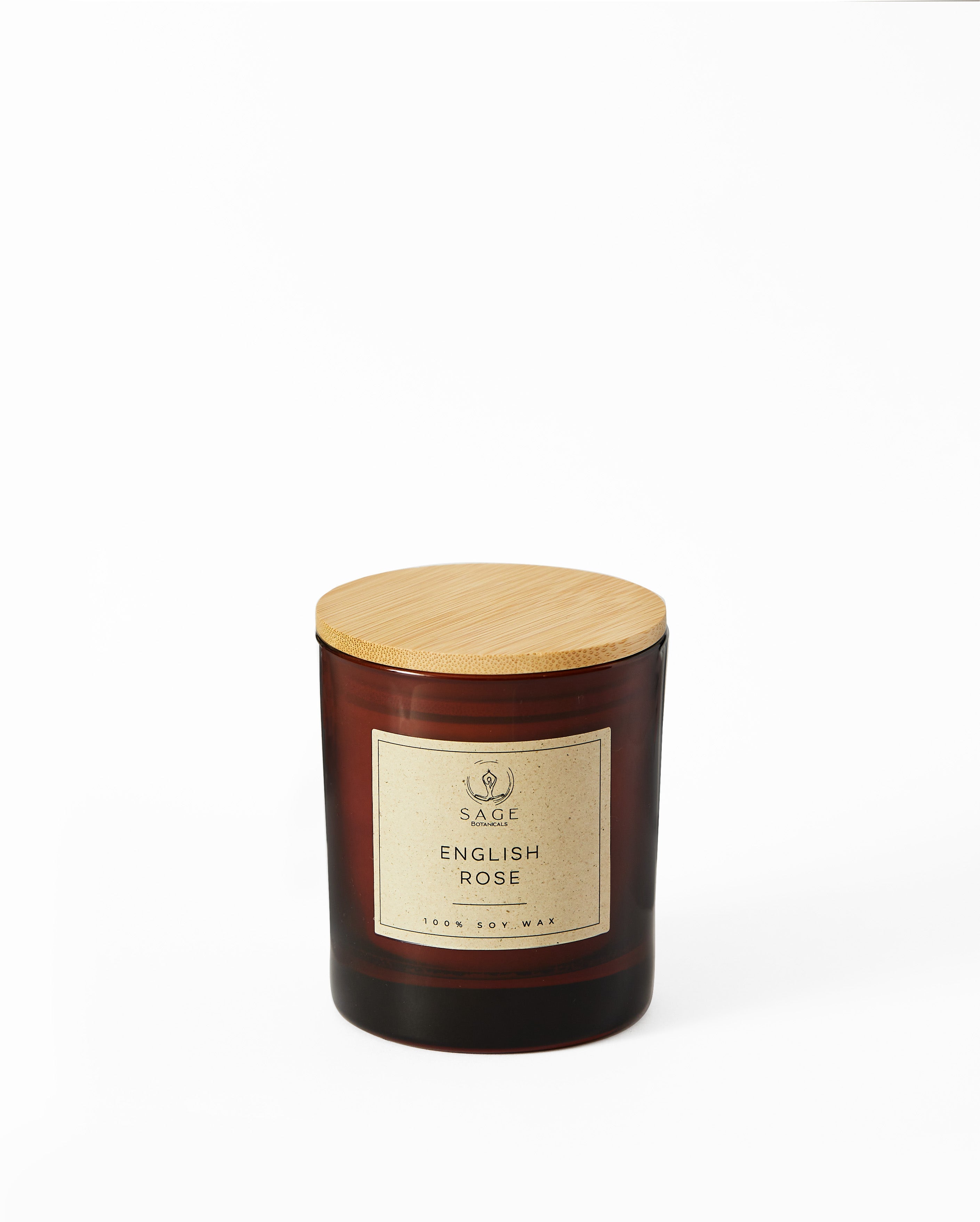 English Rose | Amber Candle - Sage Botanicals Co