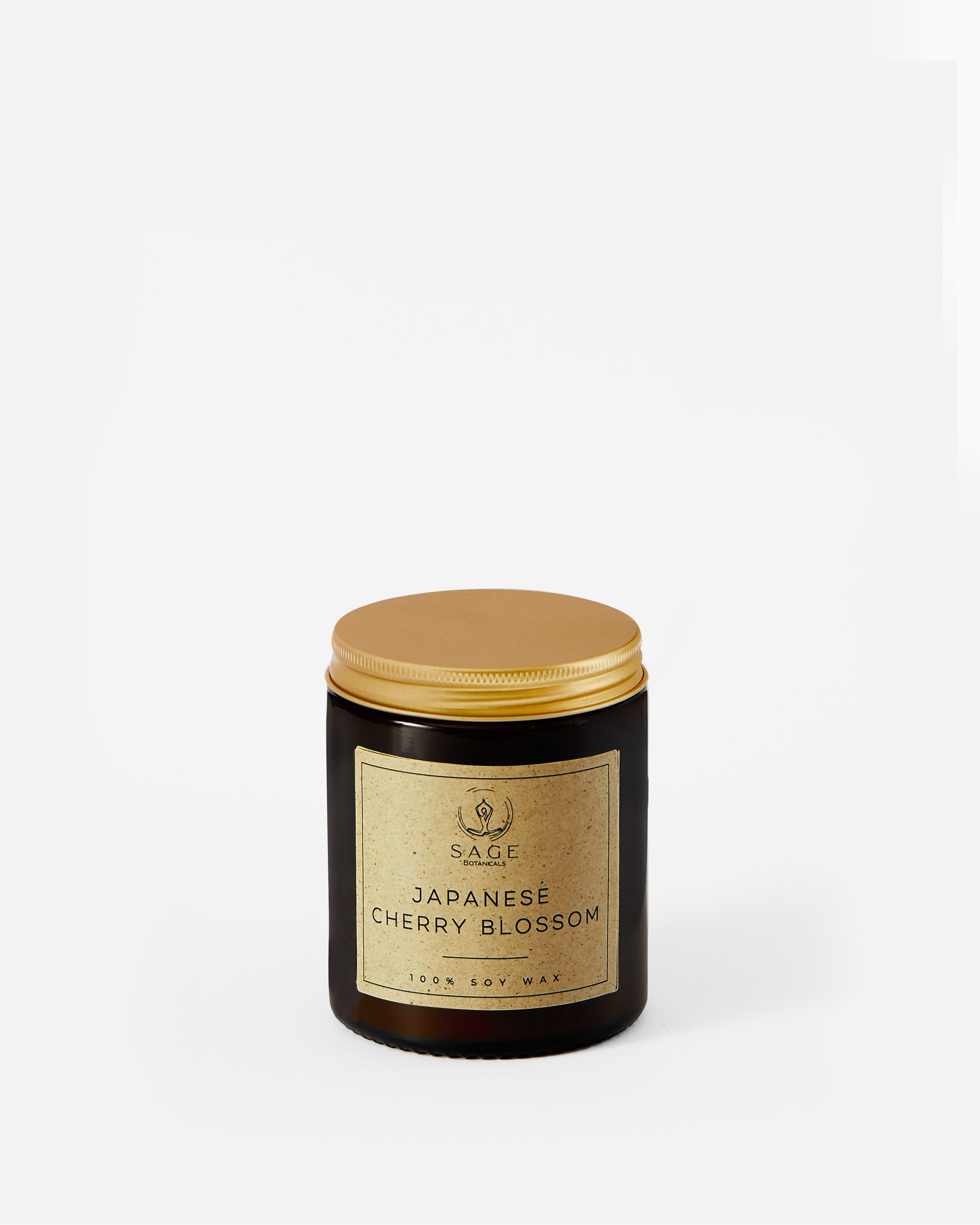 Japanese Cherry Blossom | Amber Jar Candles - Sage Botanicals Co