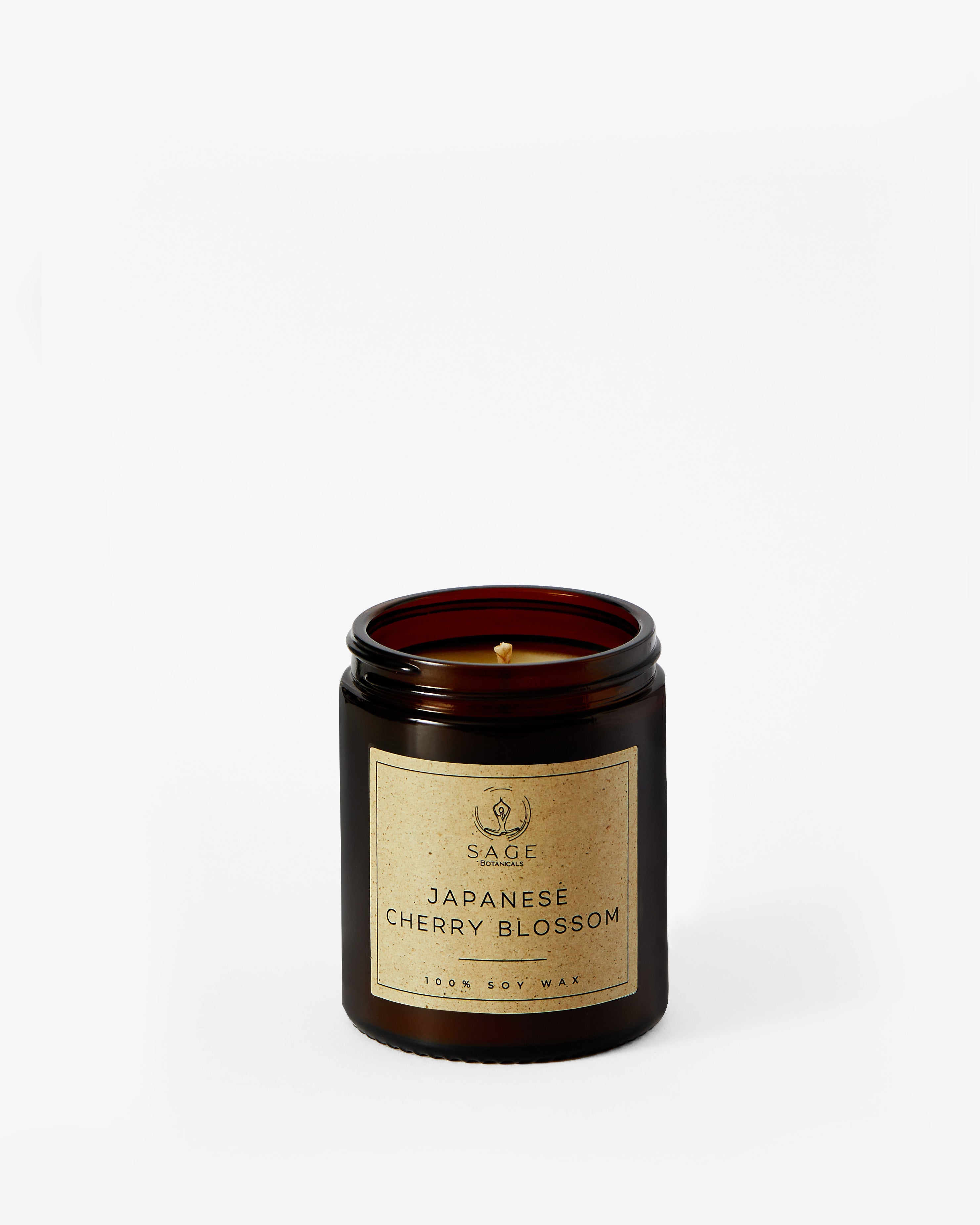 Japanese Cherry Blossom | Amber Jar Candles - Sage Botanicals Co