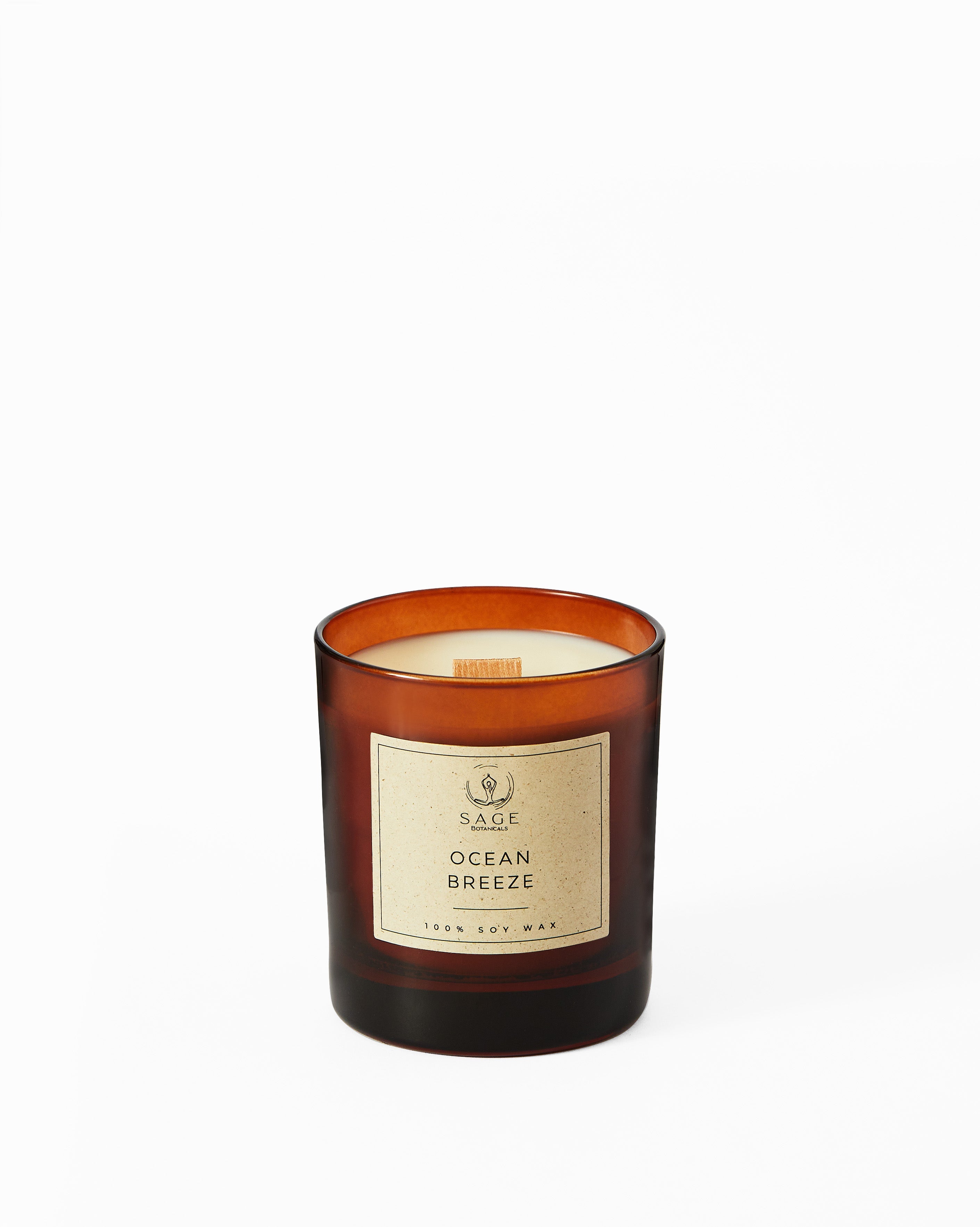 Ocean Breeze | Amber Candle - Sage Botanicals Co